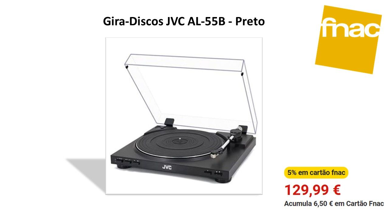 FNAC - JVC AL-55B TURNTABLE - BLACK